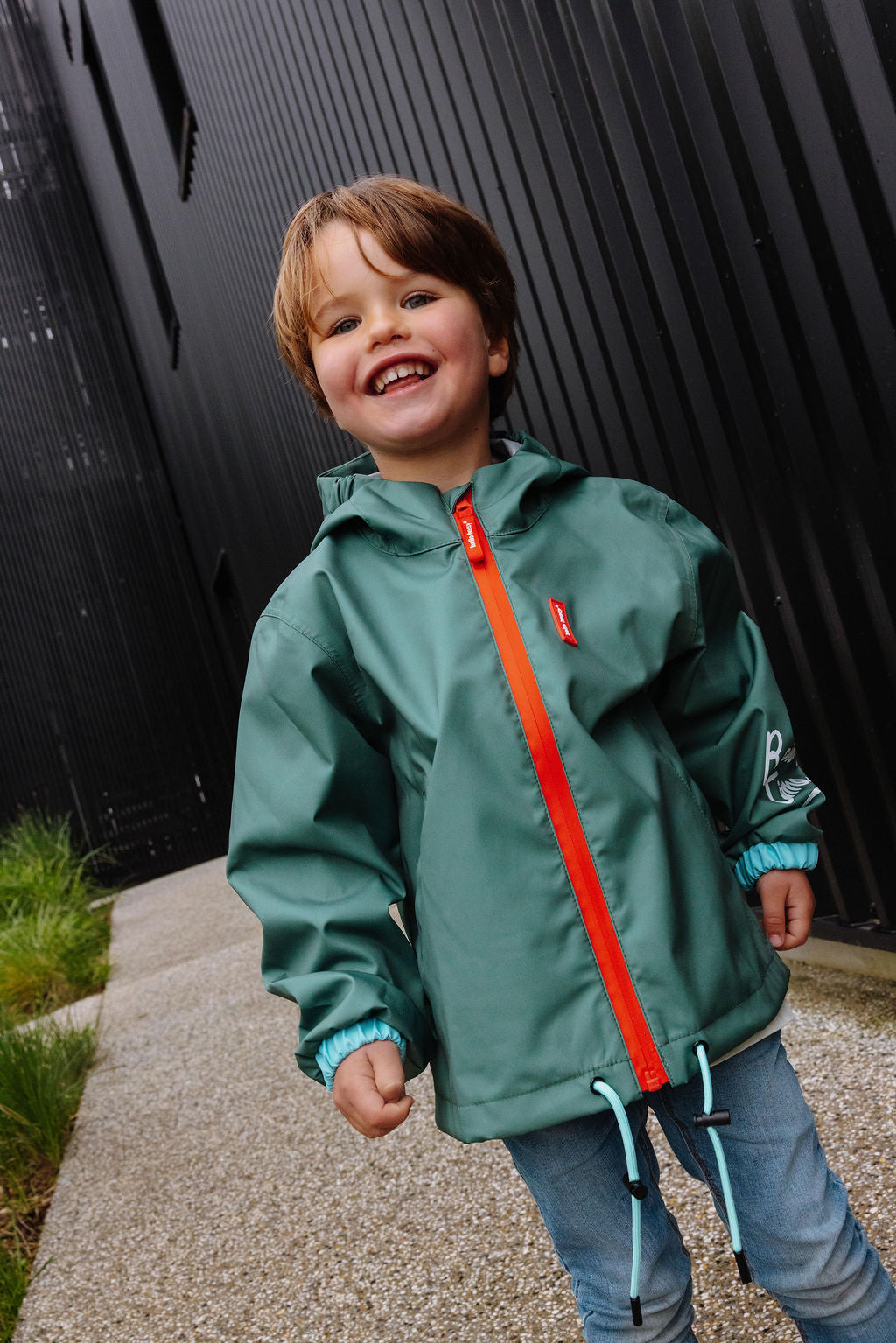 Veste De Pluie Enfant Imperméable 2-6 Ans - Léger, Respirant, Avec Capuche Et Bandes Réfléchissantes, Pour école Et Plein Air
