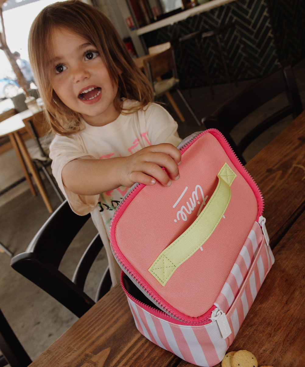 Sac Repas Pink Stripes