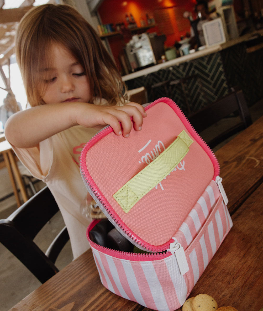 Sac Repas Pink Stripes