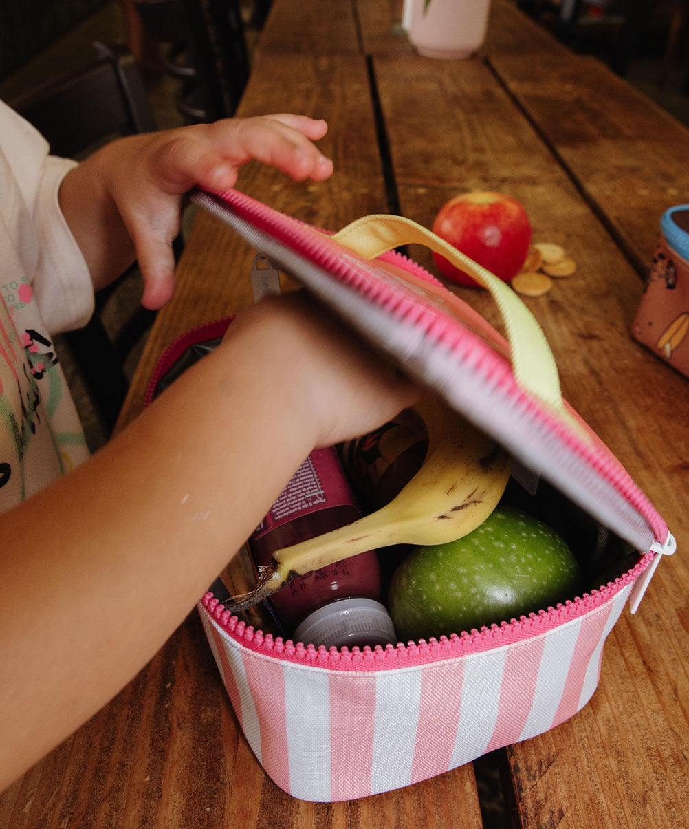 Sac Repas Pink Stripes