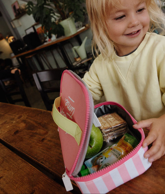 Sac Goûter Pink Stripes