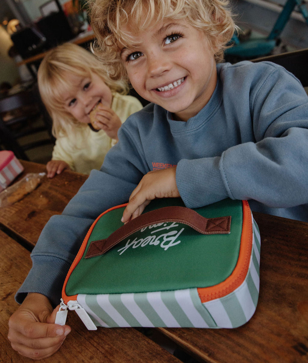 Sac Goûter Green Stripes