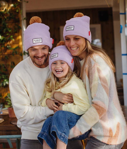 Bonnet Color Block Mauve Enfants & Bébés, Cool Kids Only, Hello Hossy