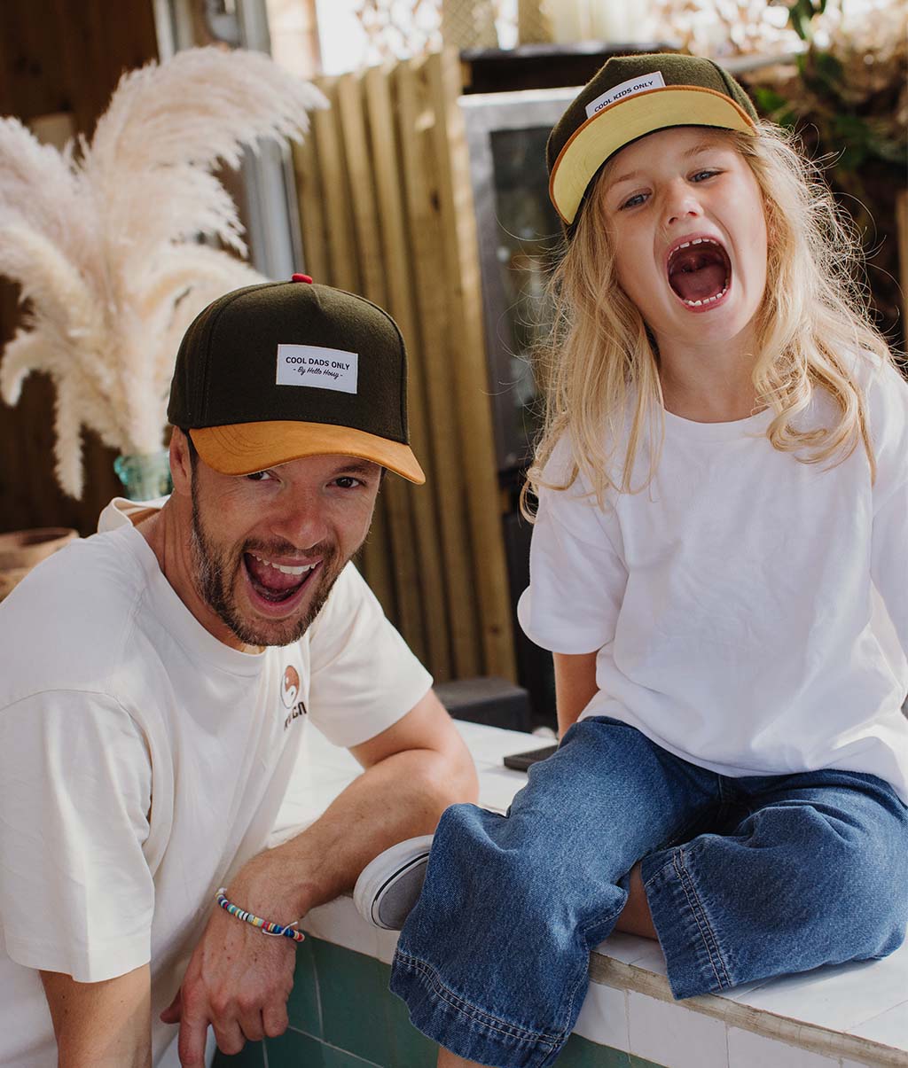 Casquette Melton Khaki Enfants & Bébés, Cool Kids Only, Hello Hossy