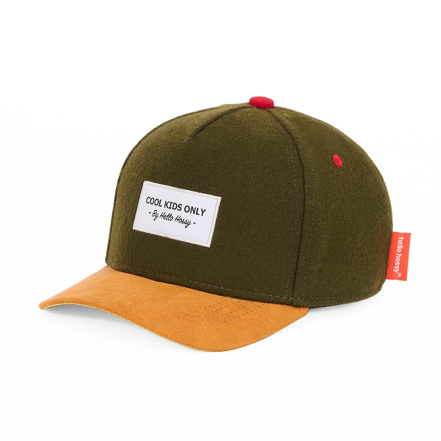Casquette Melton Khaki Enfants & Bébés, Cool Kids Only, Hello Hossy