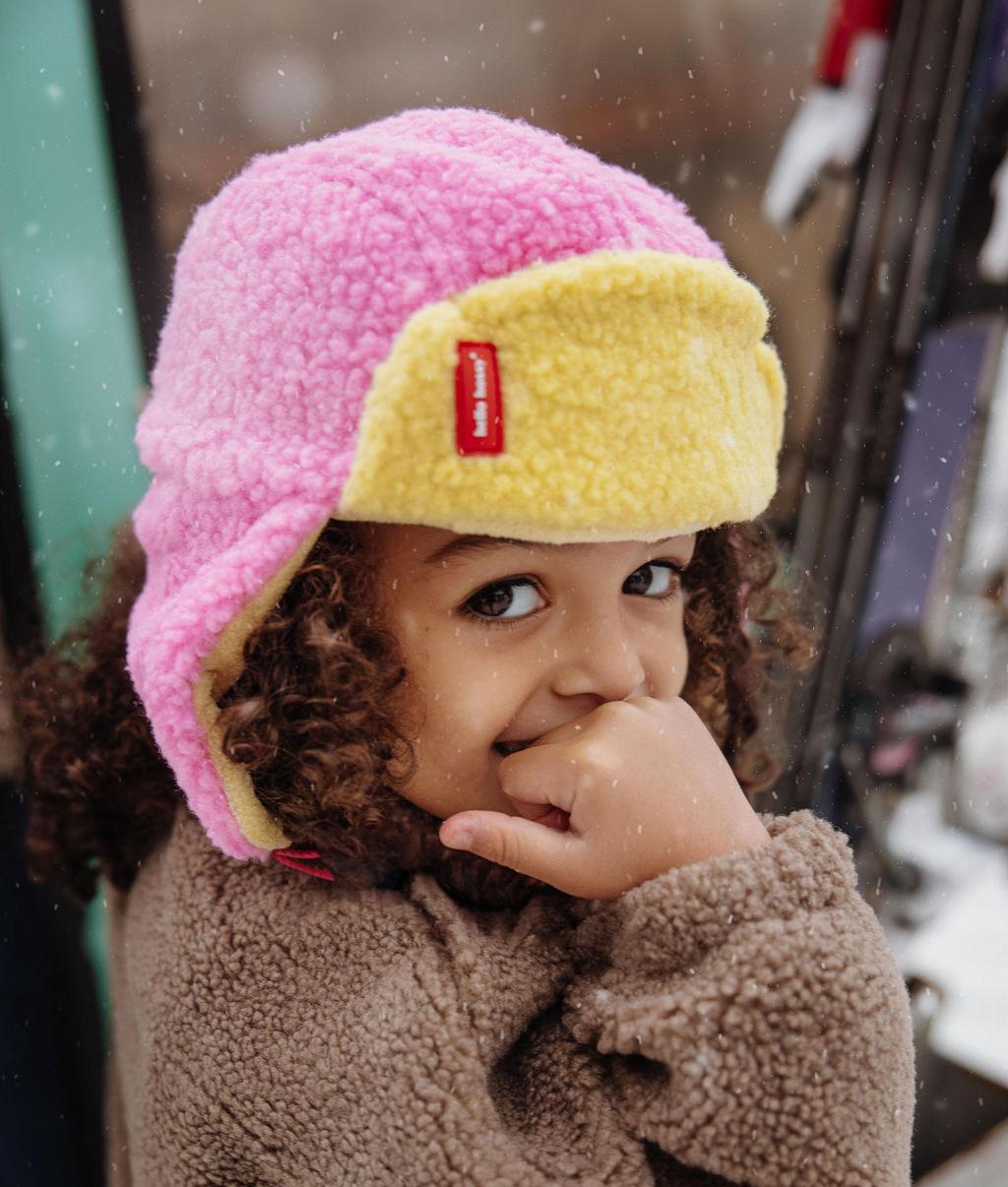 Chapka Enfant Bébé – Polaire, Ultra-Douce Hello Hossy® Officiel