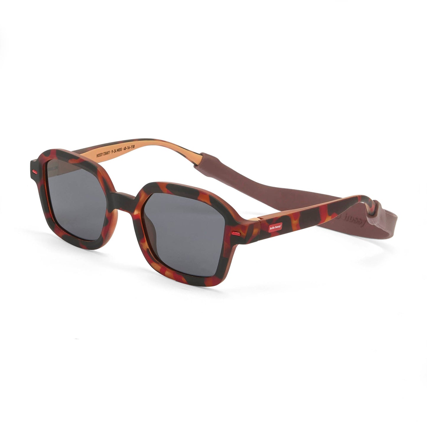 Lunettes de soleil Enfants Hossy Craky, colorées, verres catégorie 3, UV400, verres polarisés, dès 9 mois, Cool Kids Only !