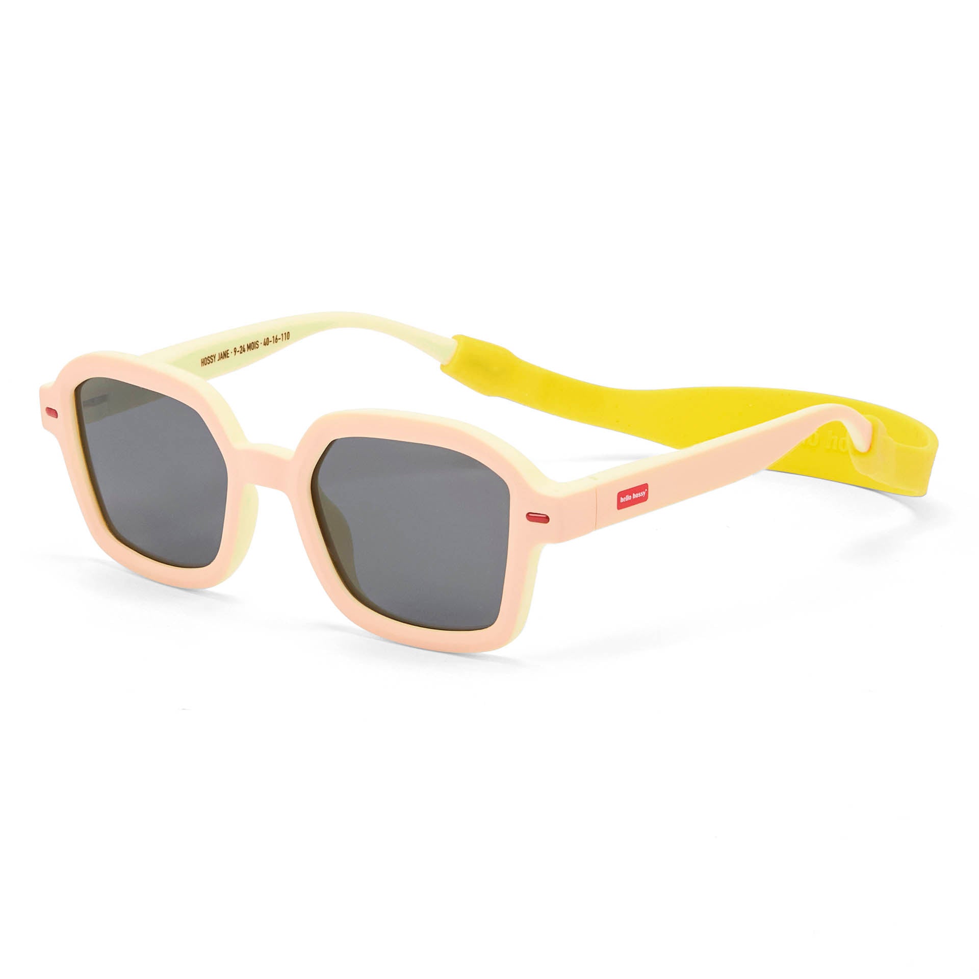 Lunettes de soleil Bébé Hossy Jane, colorées, verres catégorie 3, UV400, verres polarisés, dès 9 mois, Cool Kids Only !