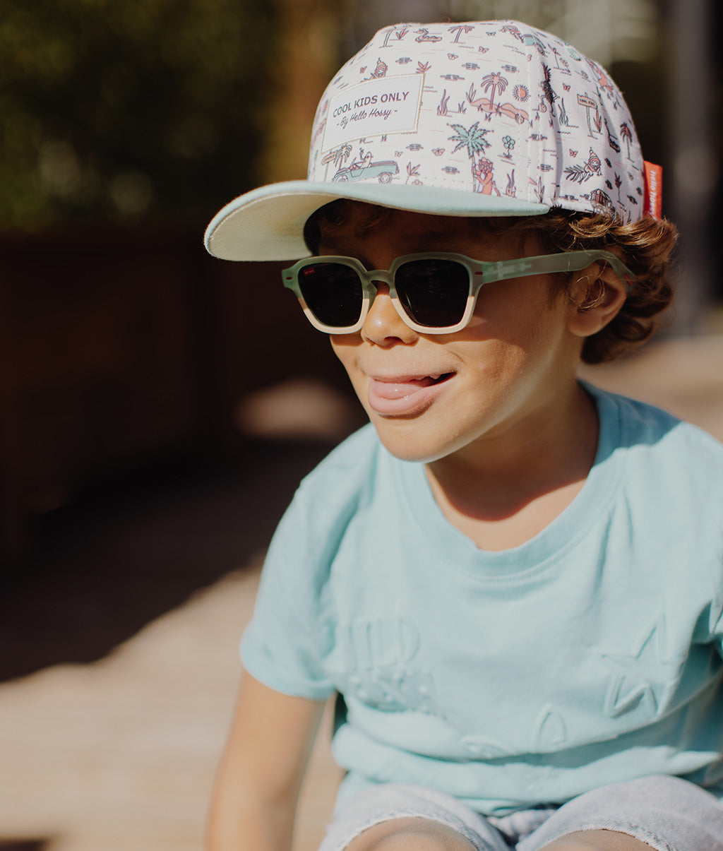 Lunettes de soleil Enfants Mini Jerry, colorées, verres catégorie 3, UV400, verres polarisés, dès 2 ans, Cool Kids Only !