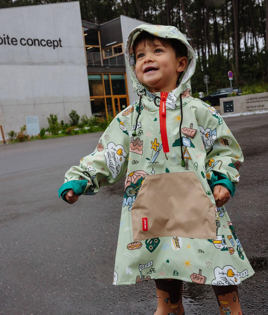 TOYSGIOCATTOLI Poncho De Pluie Unisexe Coupe-Vent Imperméable - Léger Et Compact Différentes Tailles