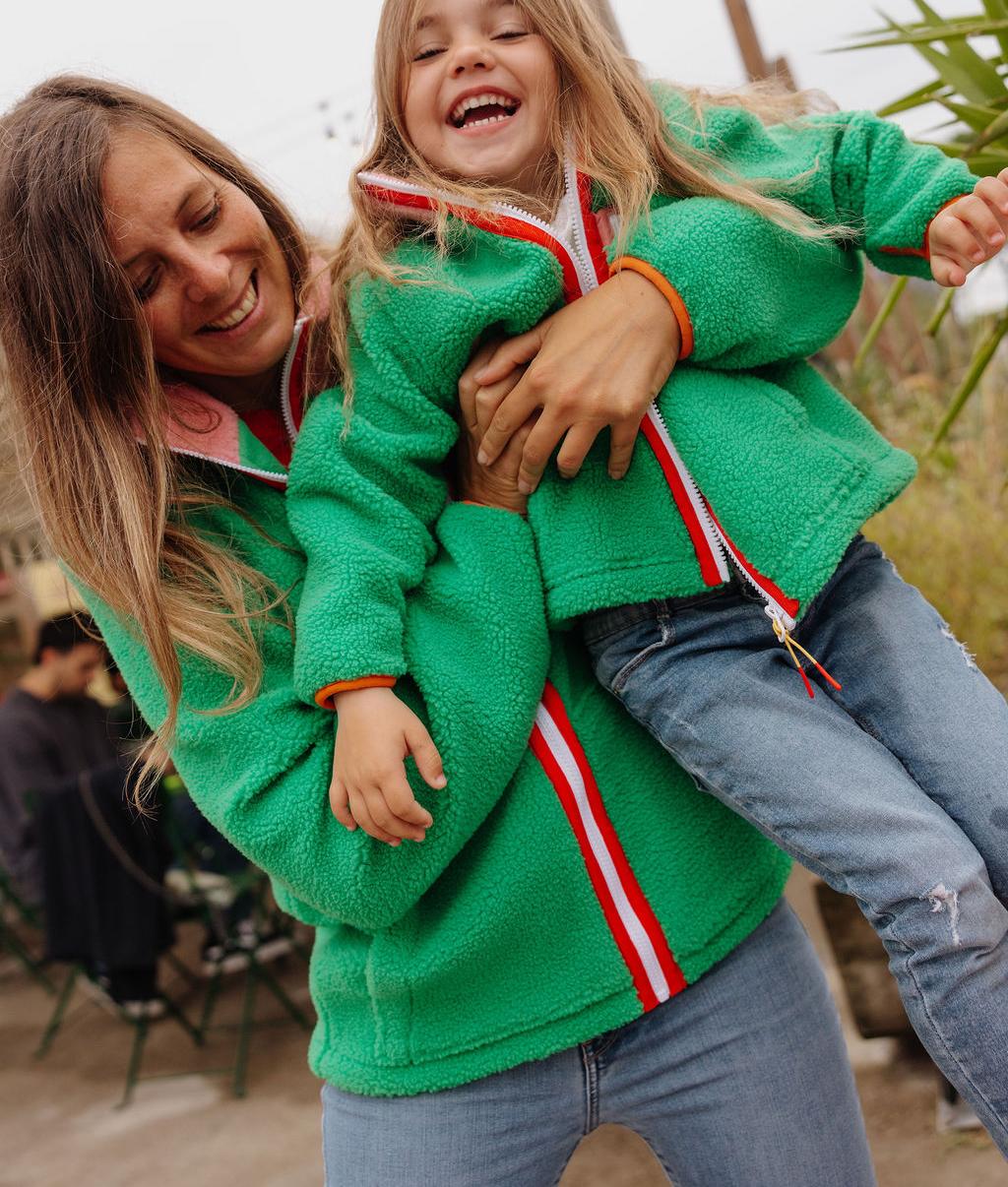 Veste polaire Green Candy