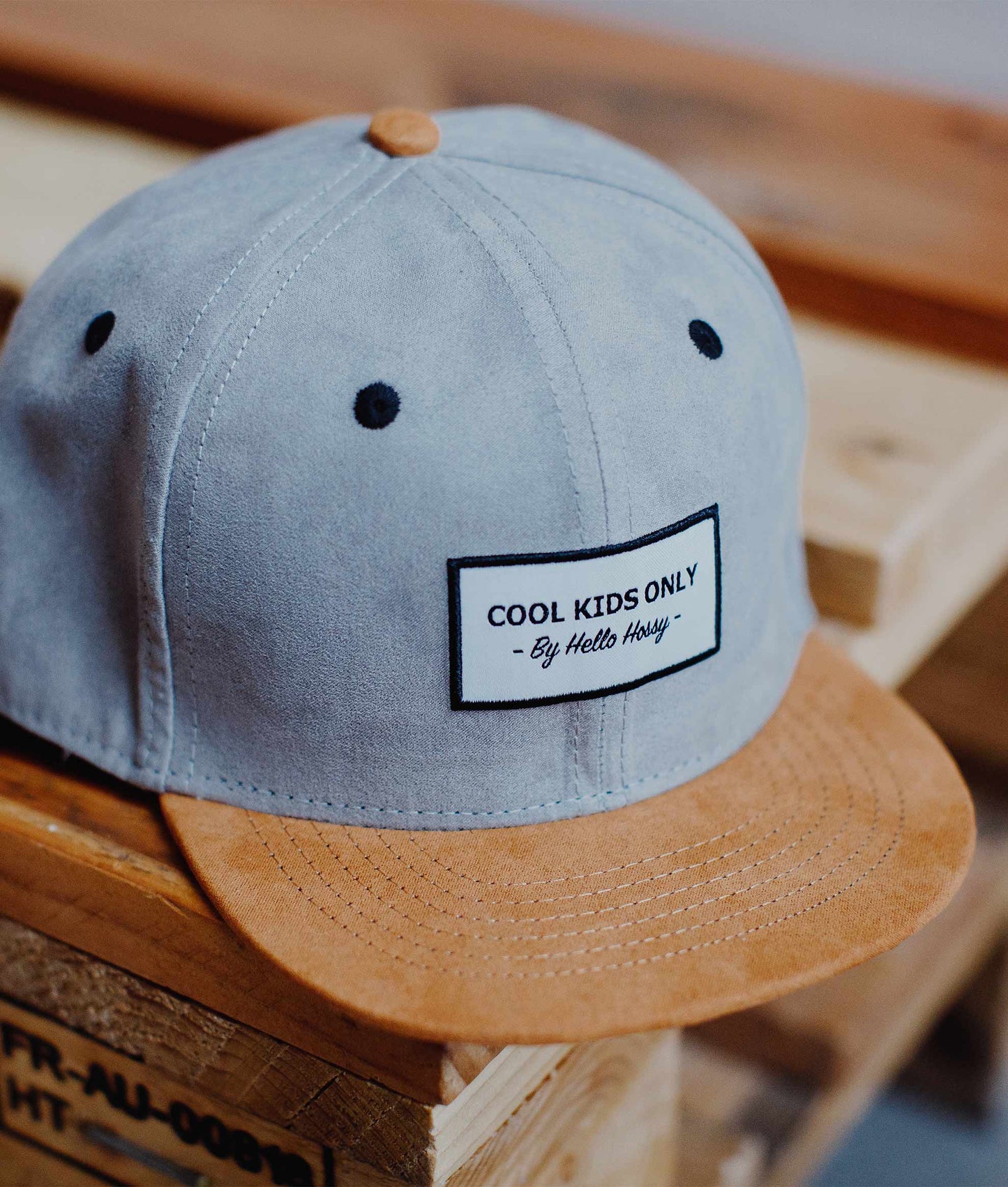 Casquette Daim Street Grey