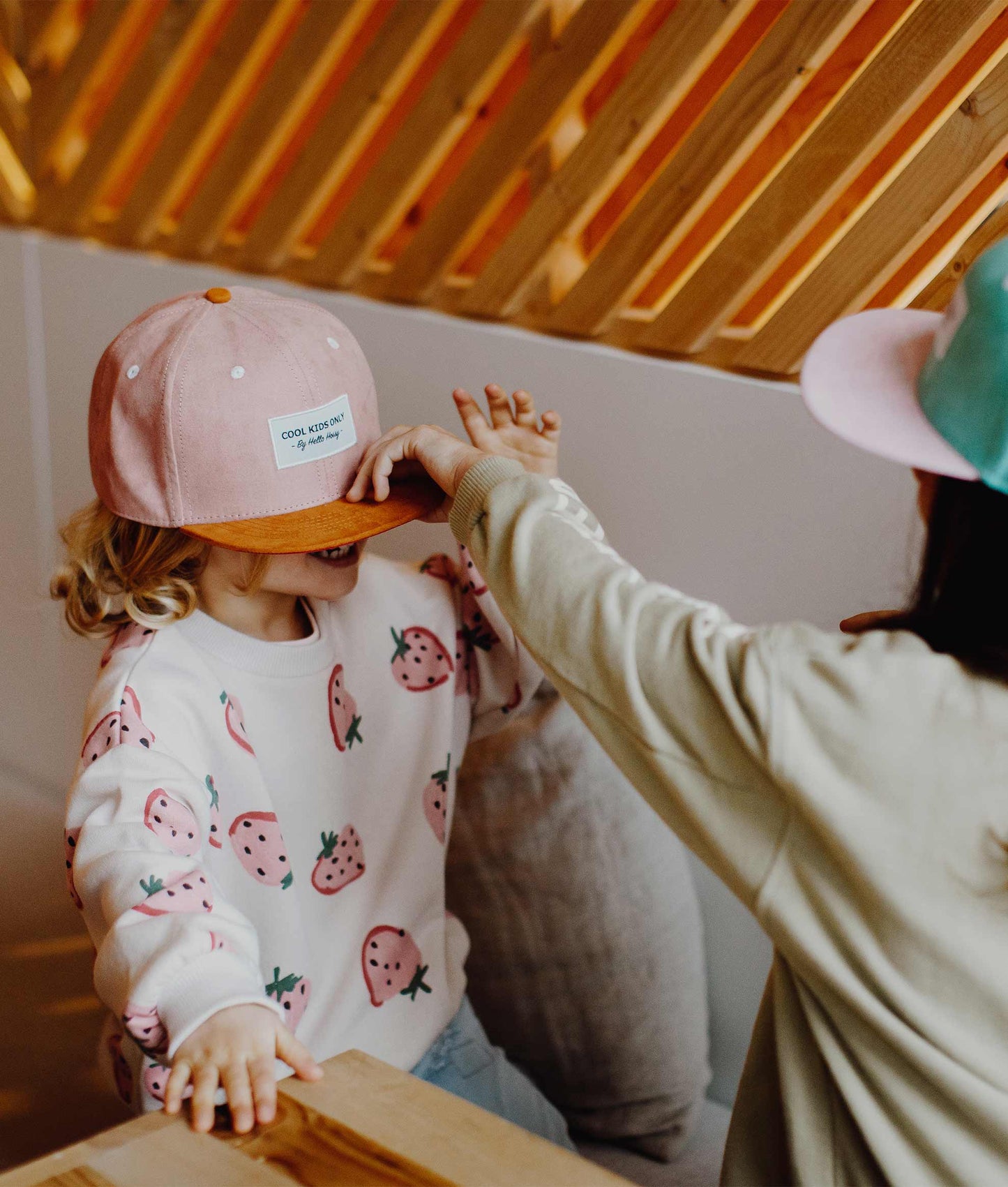 Casquette Daim Old Pink