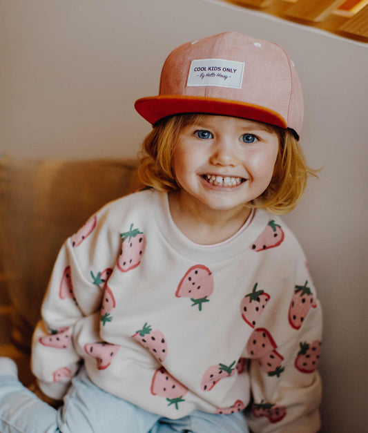 Casquette Daim Old Pink Enfants & Bébés, Cool Kids Only, Hello Hossy