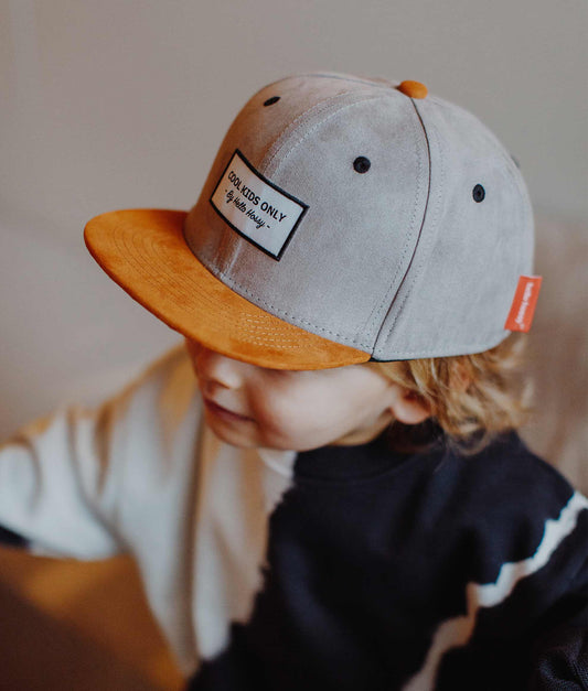 Casquette Daim Street Grey Enfants & Bébés, Cool Kids Only, Hello Hossy