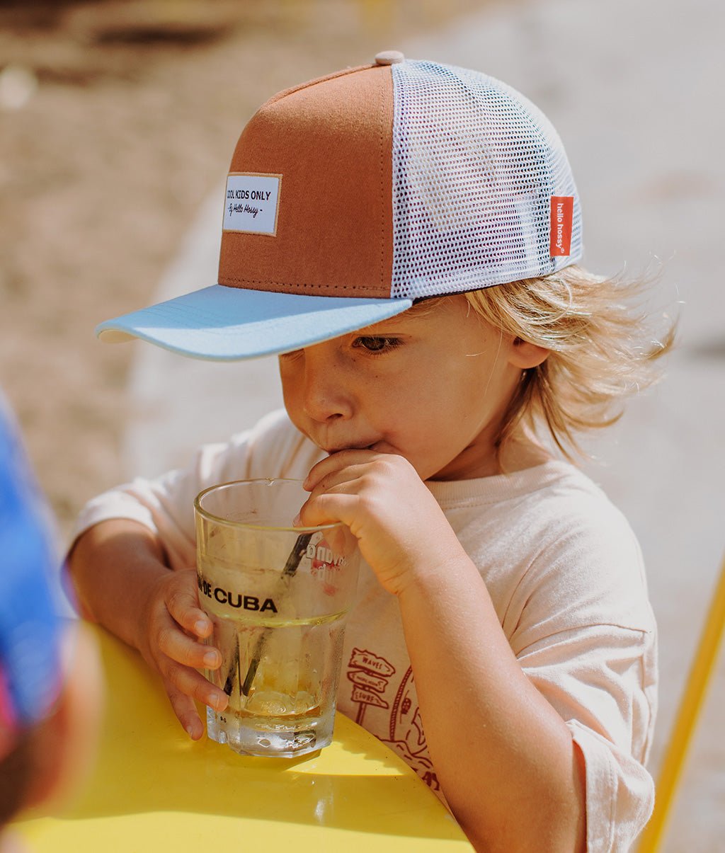 Casquette Enfants Mini Lake, style Trucker, éco-responsable, certifiée Oeko-Tex, dès 9 mois, Cool Kids Only !