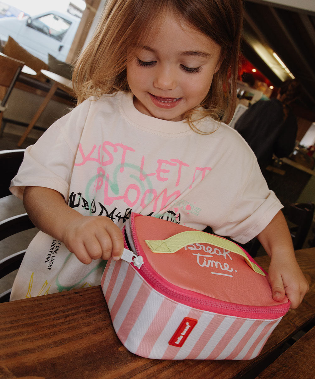 Sac Repas Pink Stripes