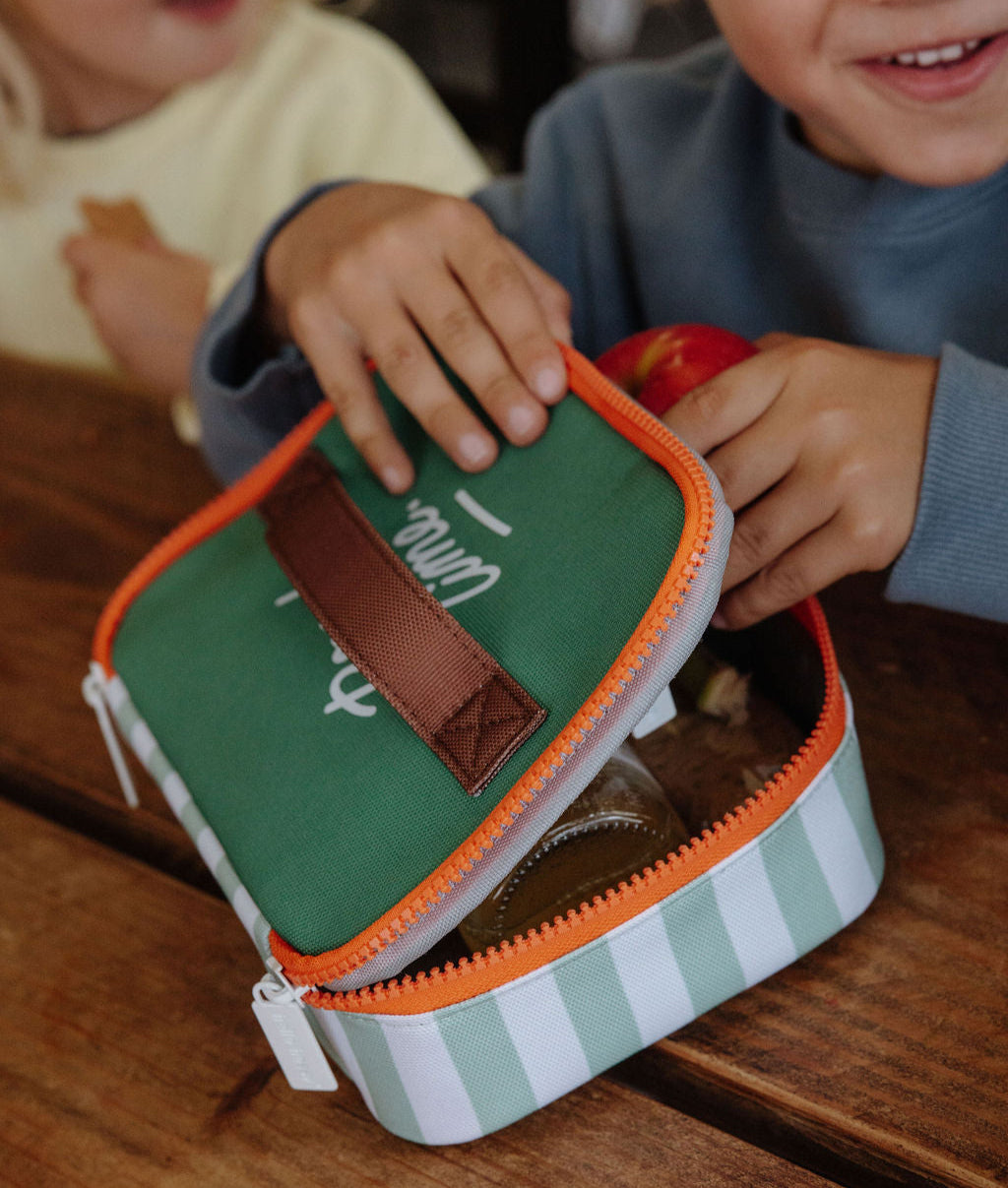 Sac Goûter Green Stripes