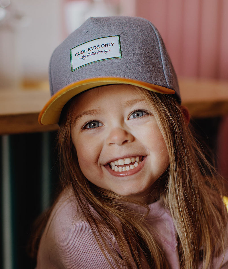 Casquette Melton Grey