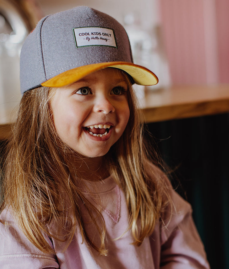 Casquette Melton Grey