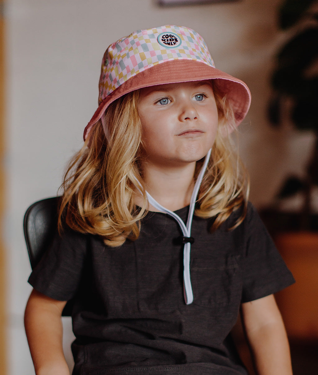 Lot De 4 Chapeaux Bob Unisexe En Coton Respirant - Chapeau De Soleil Pliable Réversible Recto-Verso Pour Hommes, Femmes & Enfants (55-58cm)