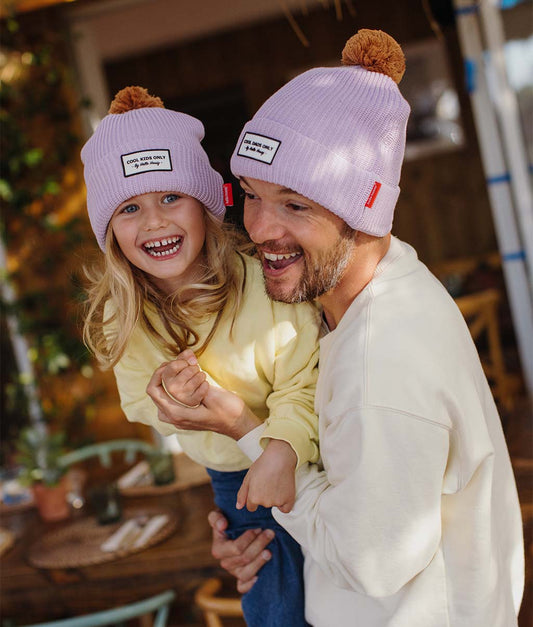 Bonnet Color Block Mauve Enfants & Bébés, Cool Kids Only, Hello Hossy