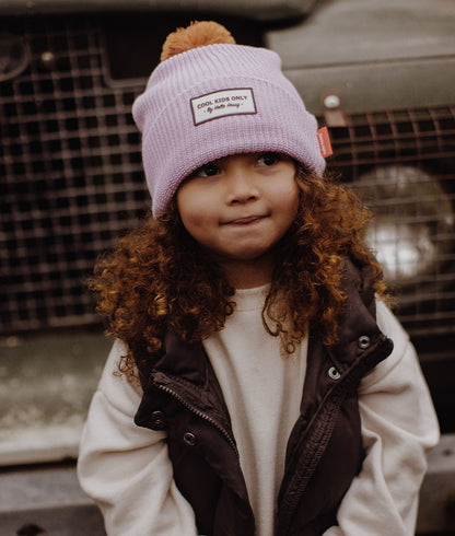 Bonnet Color Block Mauve Enfants & Bébés, Cool Kids Only, Hello Hossy