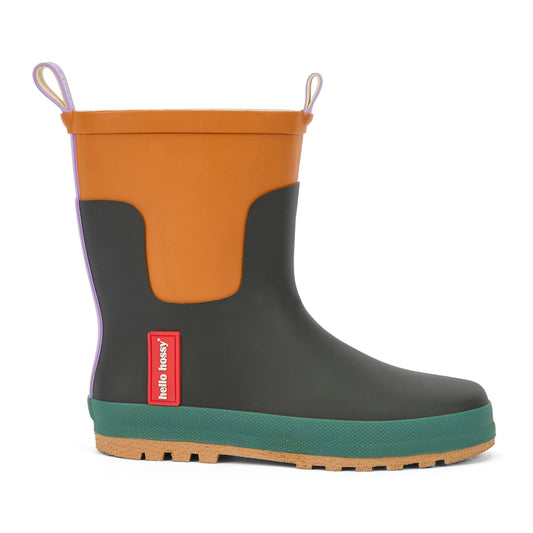 Bottes de Pluie en caoutchouc pour enfant Blackfy – vue de profil