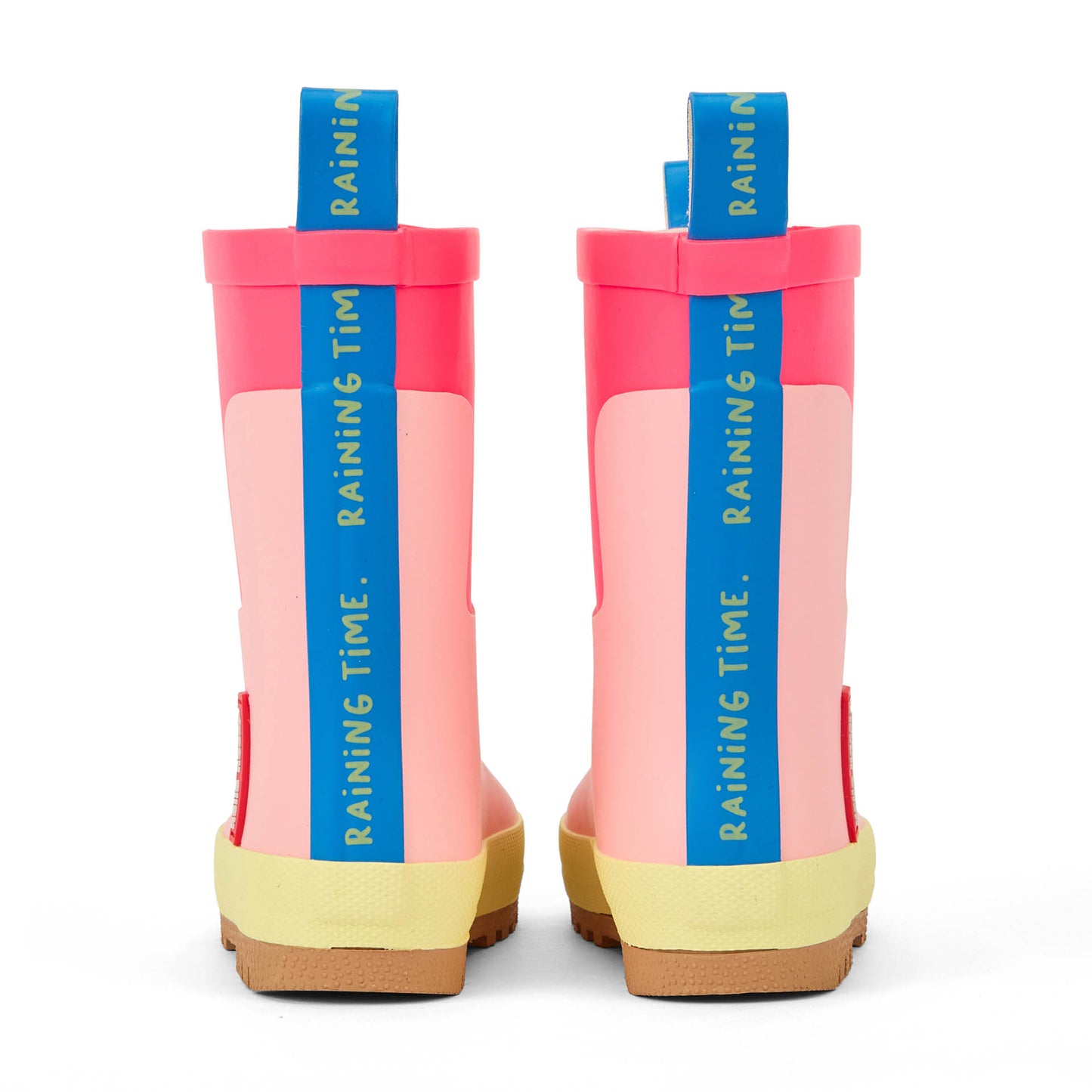 Bottes de Pluie en caoutchouc Lemony pour enfant – détail languette arrière
