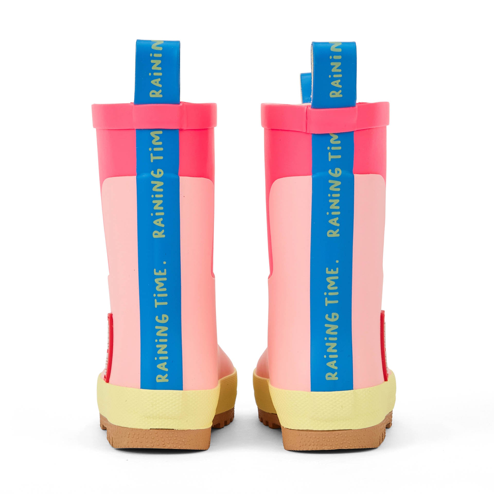 Bottes de Pluie en caoutchouc Lemony pour enfant – détail languette arrière