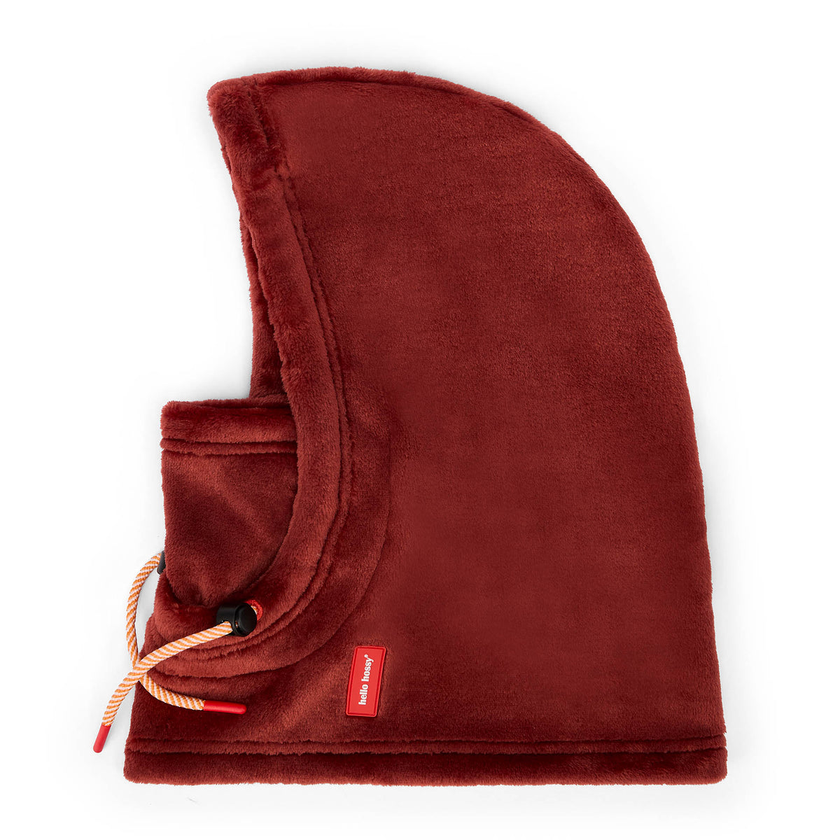 Cagoule enfant bordeaux ajustable intérieur doux Hello Hossy