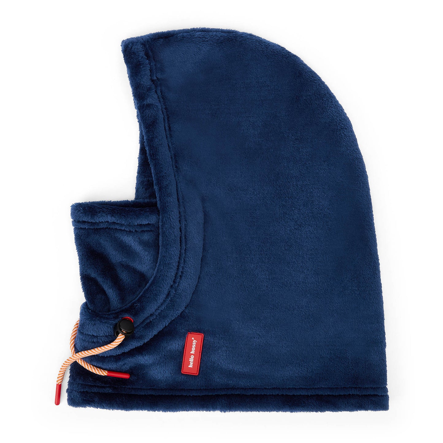 Cagoule enfant bleu polaire liens ajustables Hello Hossy
