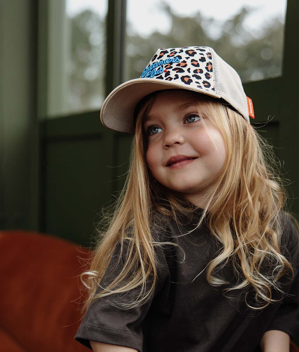 Casquette Enfants Léopard #1, style Trucker, matchy-matchy, éco-responsable, dès 9 mois, Cool Kids Only !