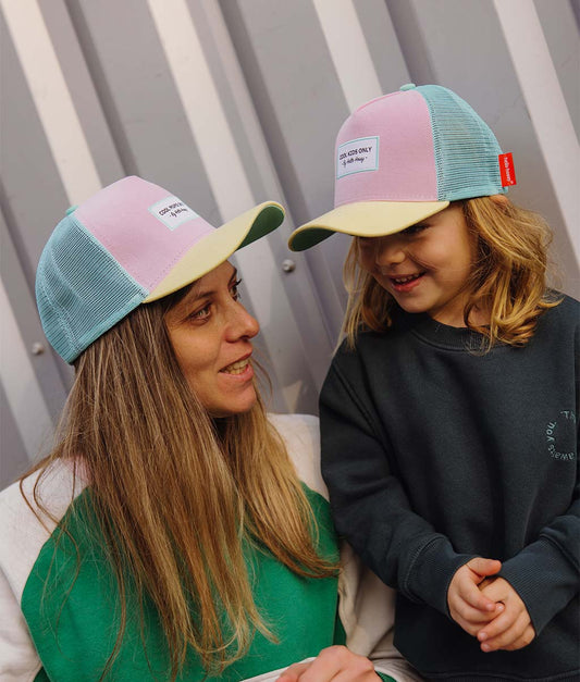 Casquette Parents-Enfants Mini Poppy, style Trucker, matchy-matchy, éco-responsable, dès 9 mois, Cool Kids Only !