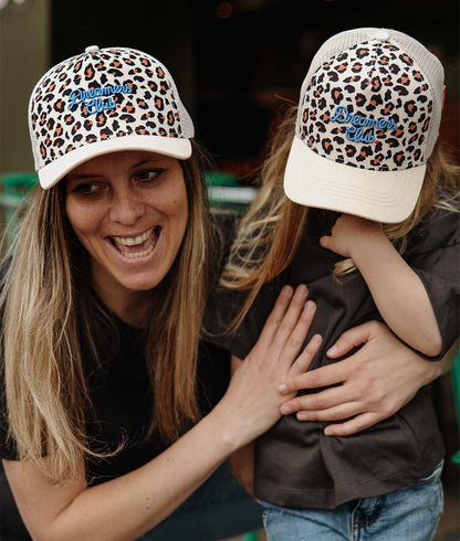 Casquette Mamans-Enfants Léopard #1, style Trucker, matchy-matchy, éco-responsable, dès 9 mois, Cool Kids Only !