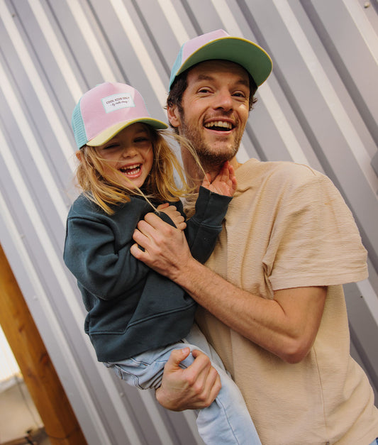 Casquette Parents-Enfants Mini Poppy, style Trucker, matchy-matchy, éco-responsable, dès 9 mois, Cool Kids Only !