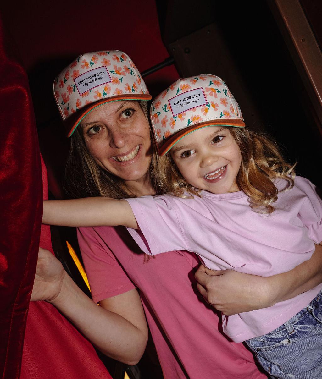 Casquette à fleurs duo maman enfant Hello Hossy
