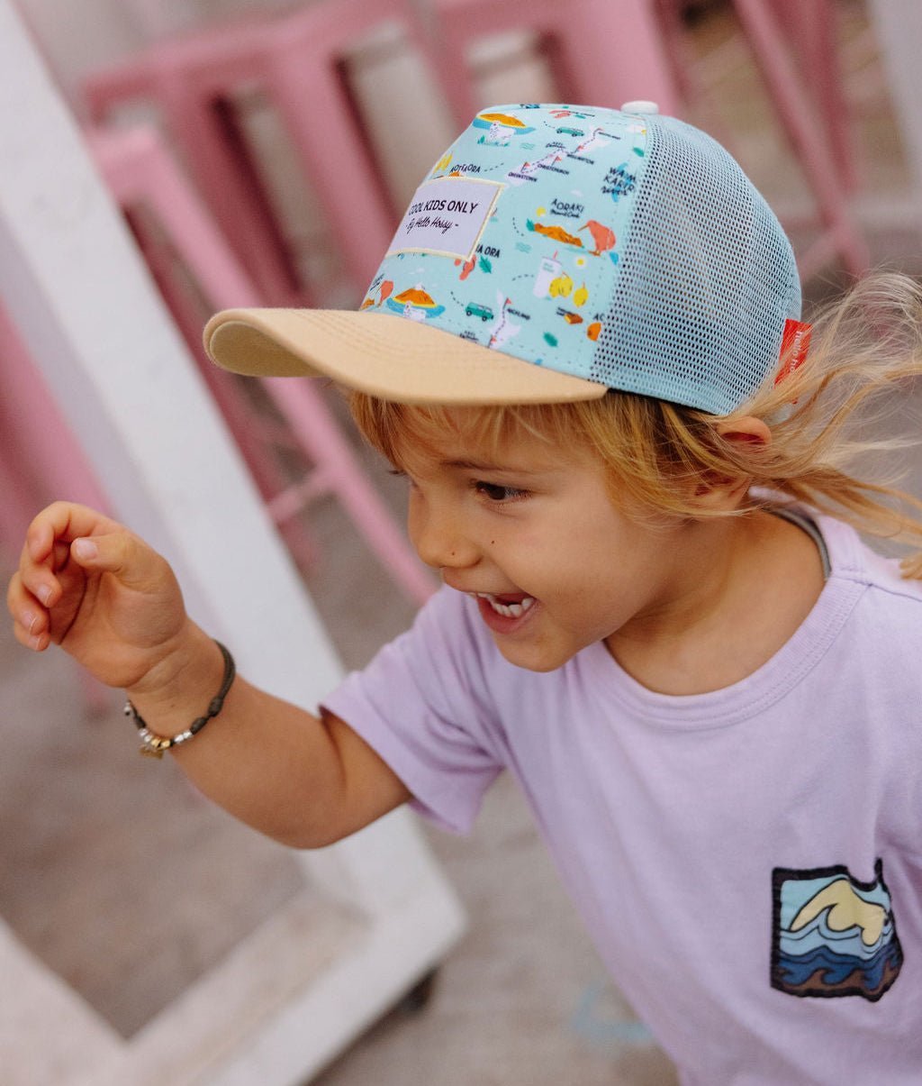 Casquette New Zealand Enfants & Bébés, Cool Kids Only, Hello Hossy