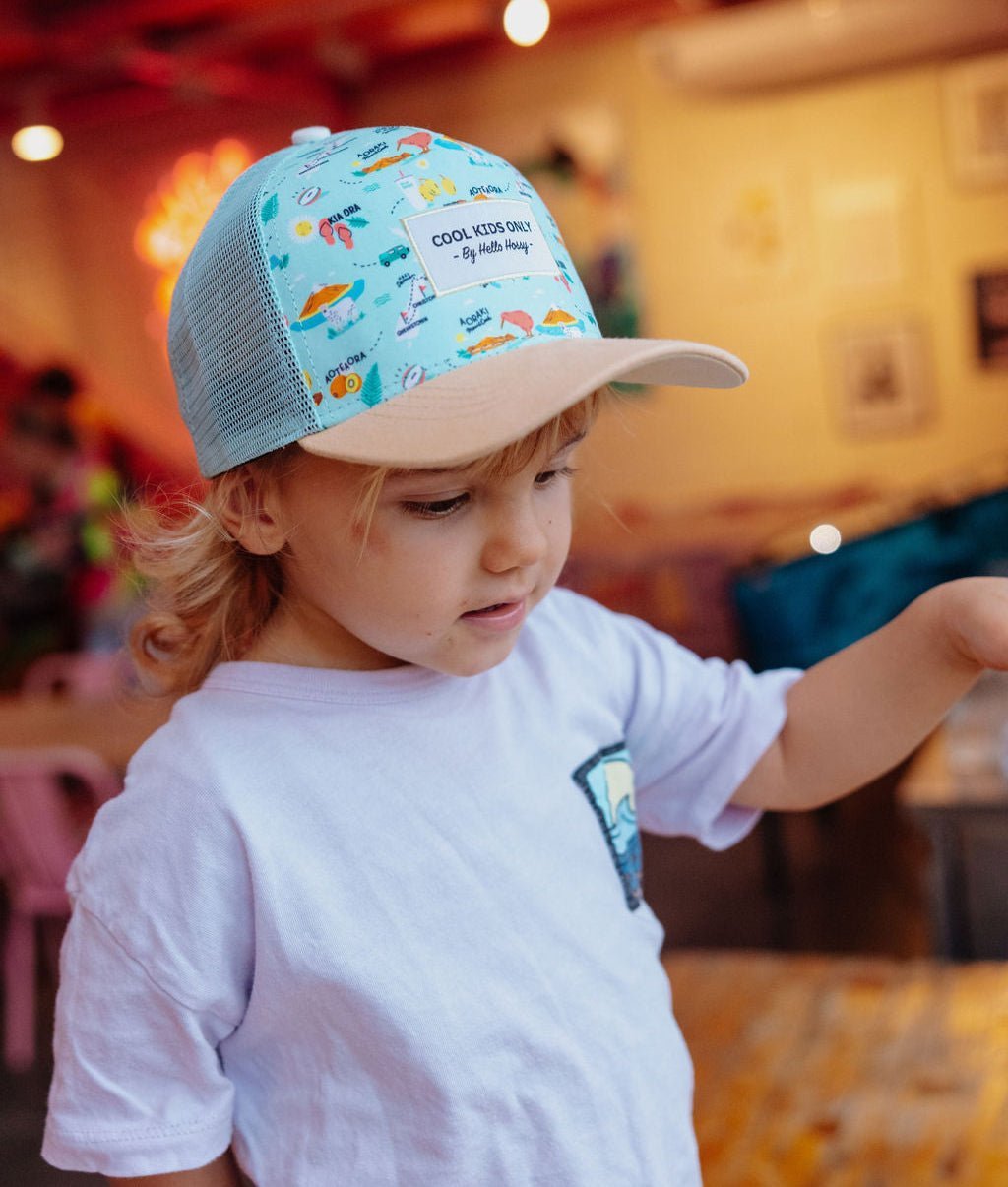 Casquette New Zealand Enfants & Bébés, Cool Kids Only, Hello Hossy