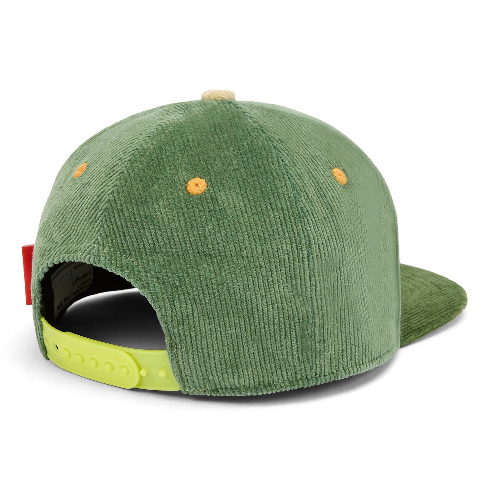 Casquette velours verte Sweet Kiwi pour enfant  – vue arrière 