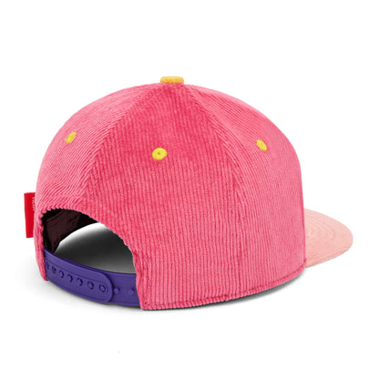 Casquette velours rose Sweet Pitaya pour enfant  – vue arrière 