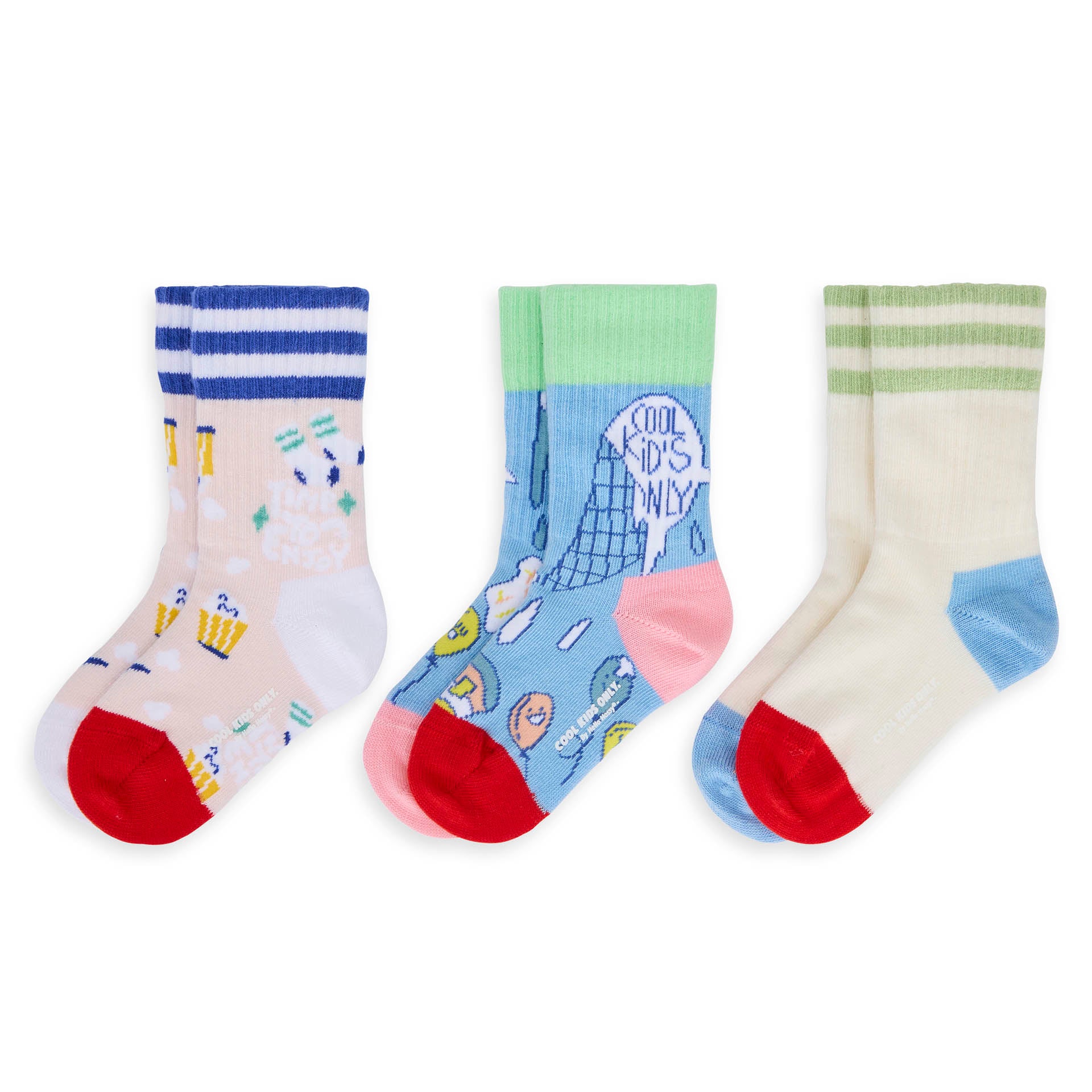Chloe + Ethan - Chaussettes pour Petits, Trains Verts, 2T-3T | Babies R Chloe + Ethan - Chaussettes pour Petits, Trains Verts, 2T-3T | Babies R