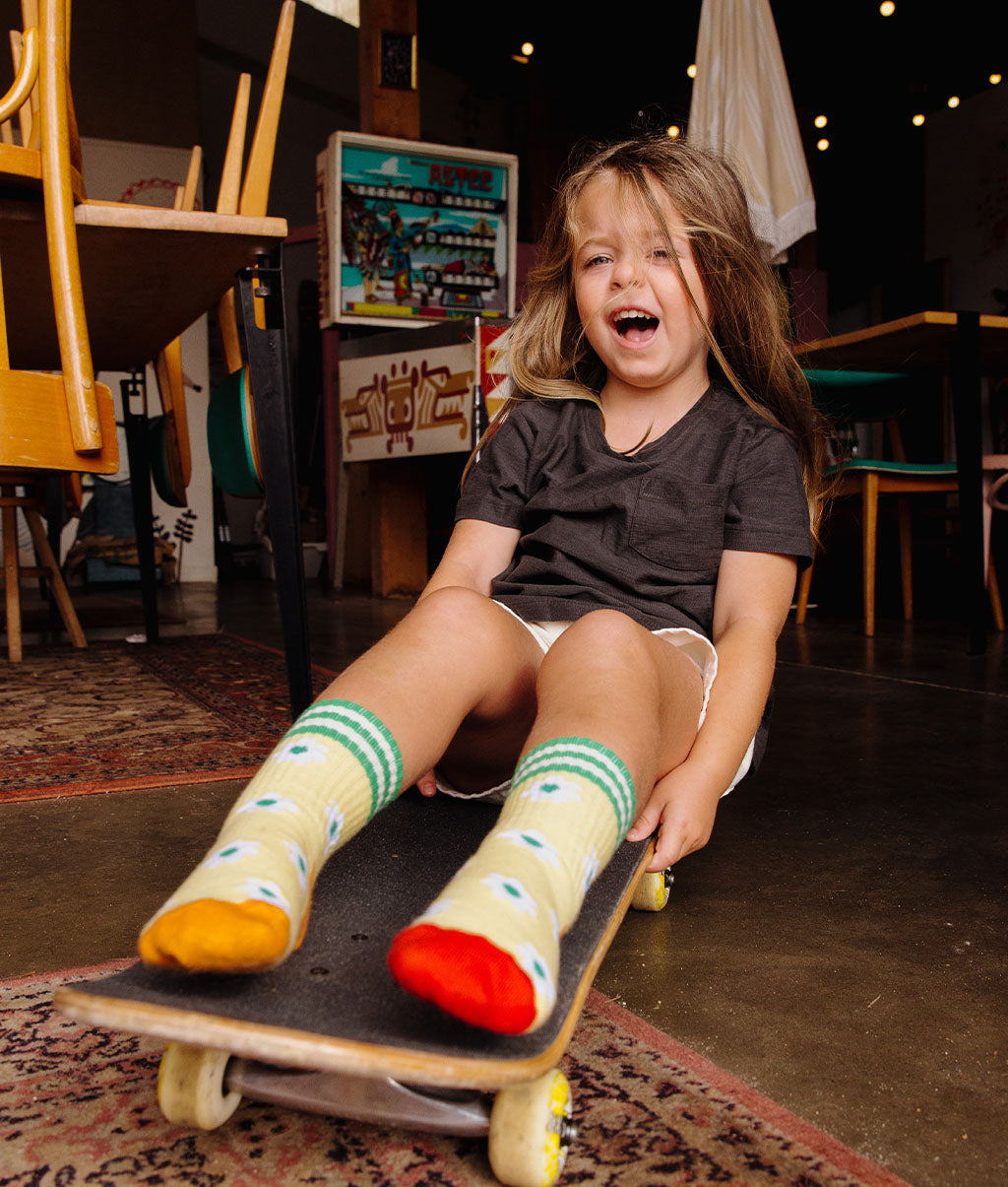 Chaussettes Enfants Hippie, coton biologique, accessoire coloré, cadeau enfant, dès 1 an, Cool Kids Only !