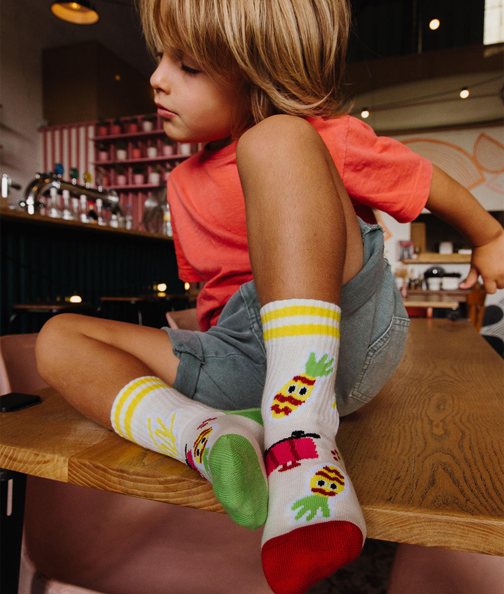 Chaussettes Enfants Cool Trip, coton biologique, accessoire coloré, cadeau enfant, dès 1 an, Cool Kids Only !