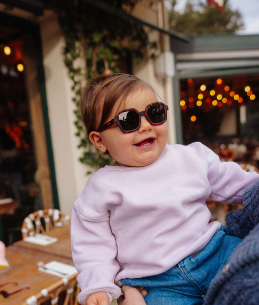 Lunettes de soleil Enfants Hossy Craky, colorées, verres catégorie 3, UV400, verres polarisés, dès 9 mois, Cool Kids Only !