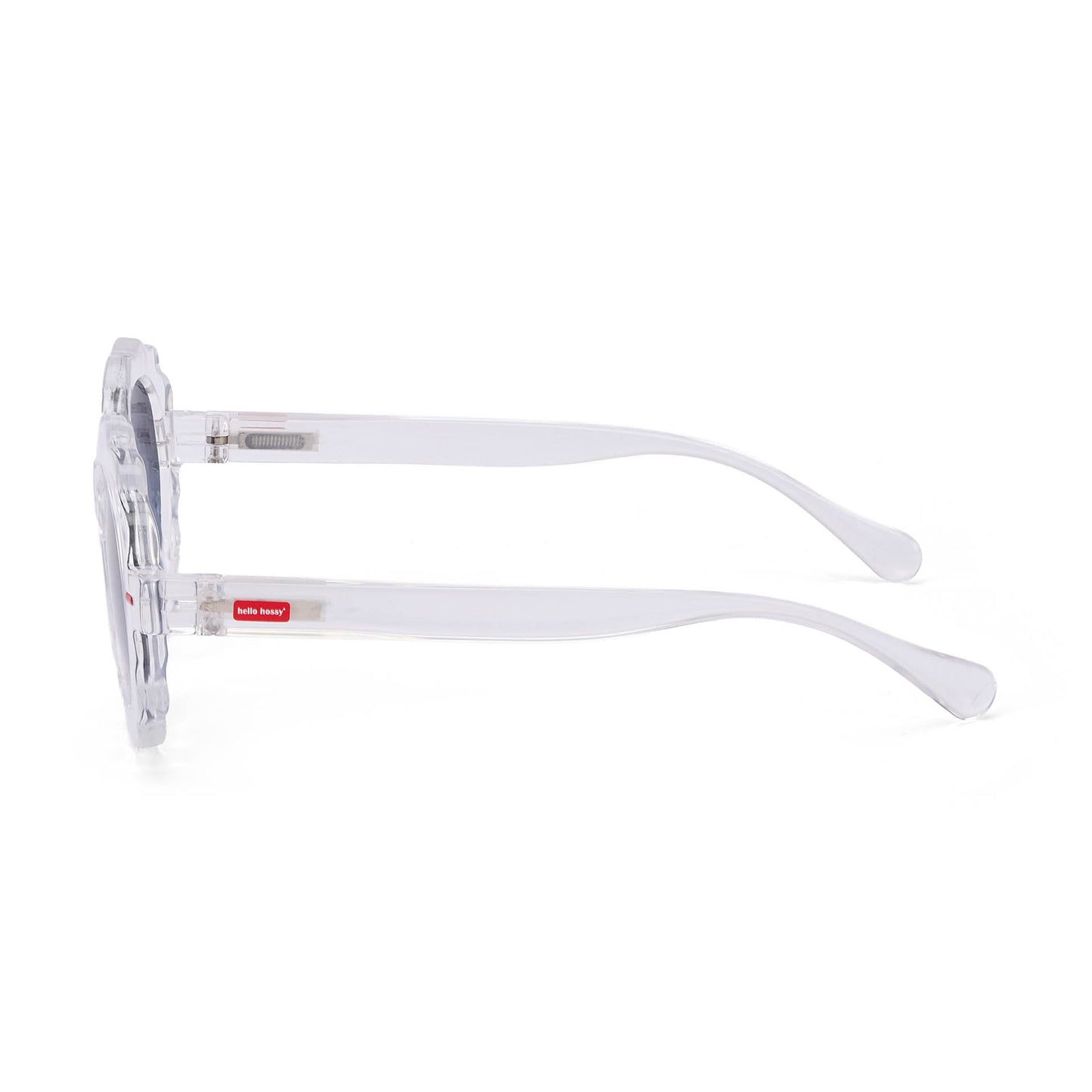 Lunettes de soleil enfant blanc transparent forme fleur Hello Hossy
