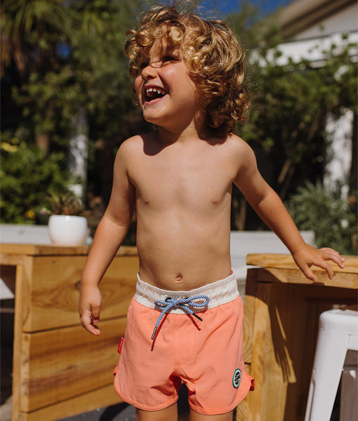 Maillot De Bain 2 Pièces Bébé Garçon/fille - Combinaison Manches Longues + Chapeau Large Bord - Anti-UV - Tissu Doux 92% Polyester 8% Spandex - 7