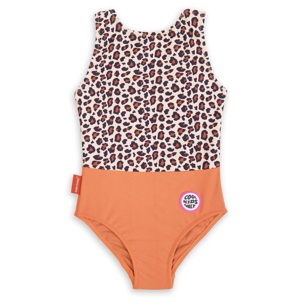 Maillot De Bain Fille Léopard Harry Bear - Une Pièce Imprimé Avec Fermeture Éclair
