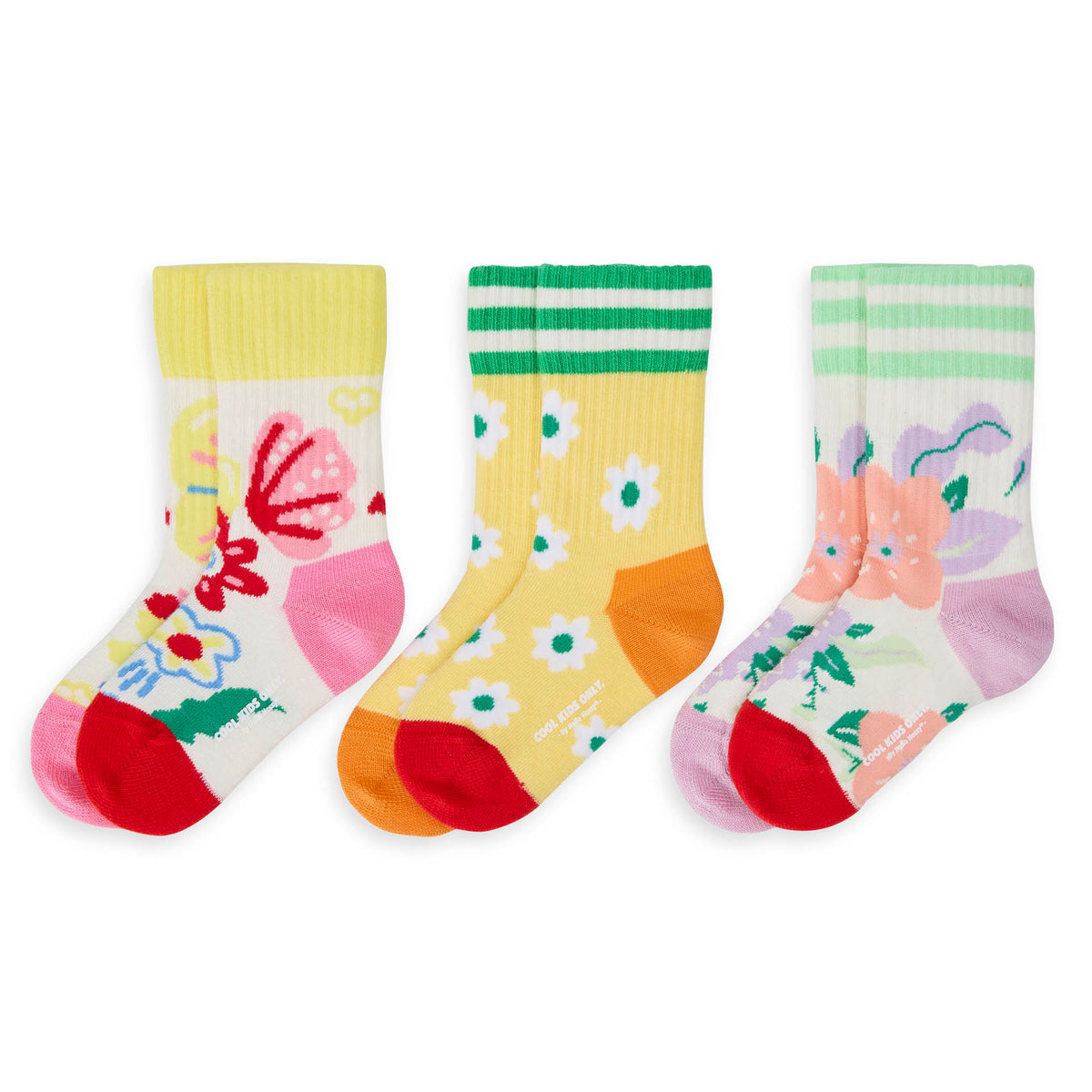 6 Paires Chaussettes Enfant Fille Basses Coton - Motifs Hippocampe Sirène Coquillage Bleu Rose Violet - Pointure 28-32