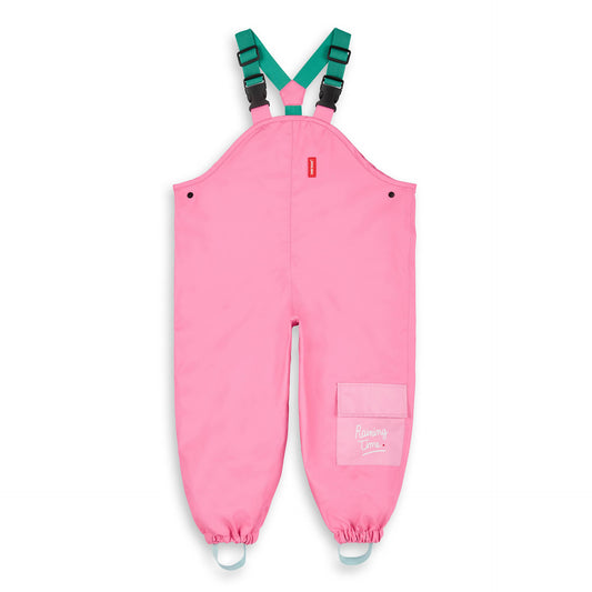 Pantalon de Pluie imperméable avec bretelles Ali pour enfant – vue à plat, de face
